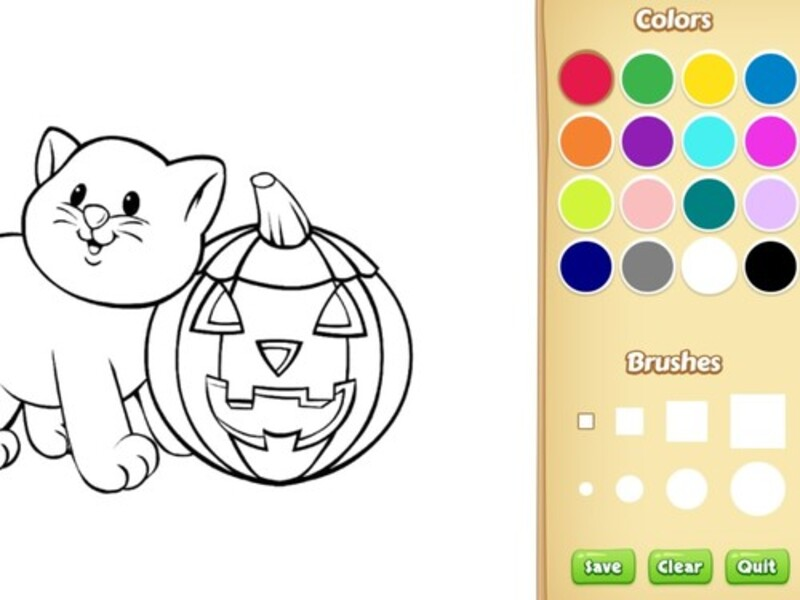 Hra Kniha zbarvení: Halloween