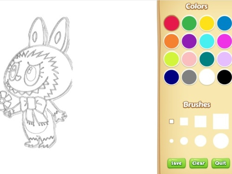 Hra Omalování knih pro děti: Chibi Labubu