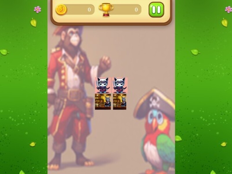 Hra Pirate Cat: Match Match