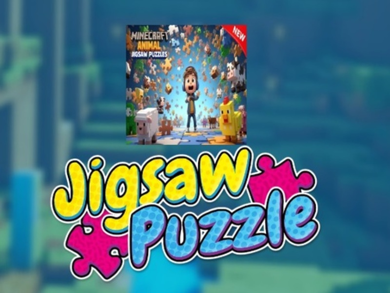 Hra Puzzle: Minecraft Animals