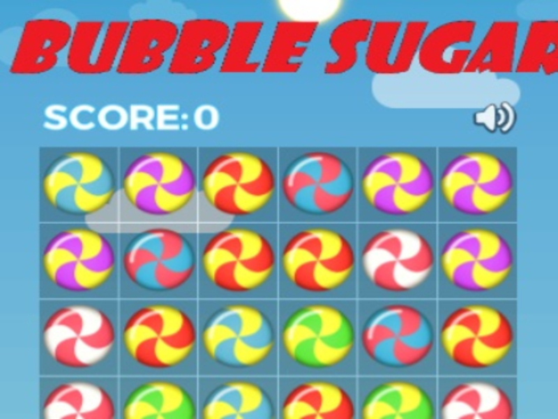 Hra Bubble cukr