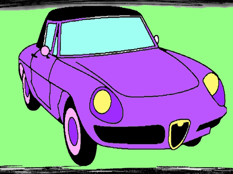 Hra Omalování alfa Romeo
