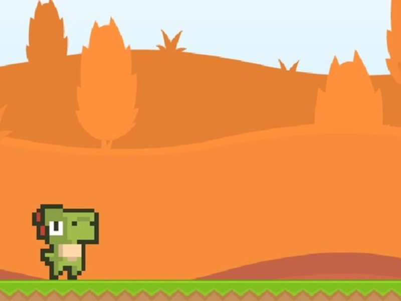 Hra Běh, dino, běh 2d