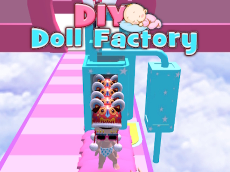 Hra DIY: Tovární panenky