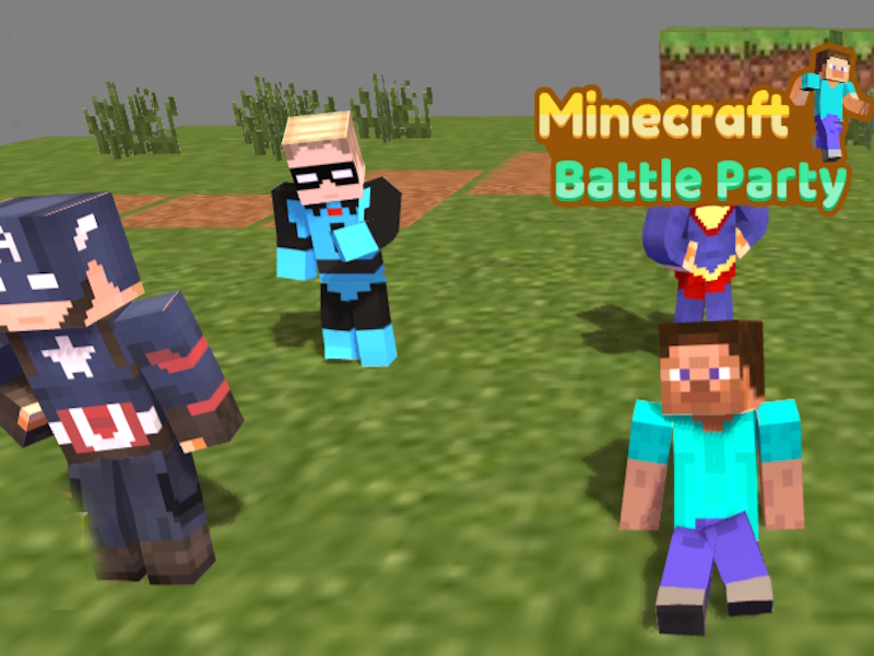 Hra Minecraft Party s boji