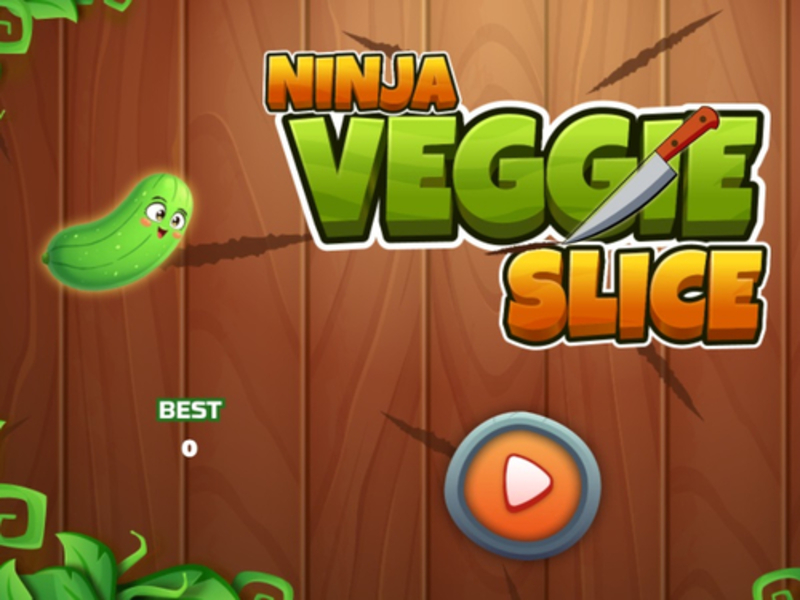 Hra Ninja zeleninového plátky