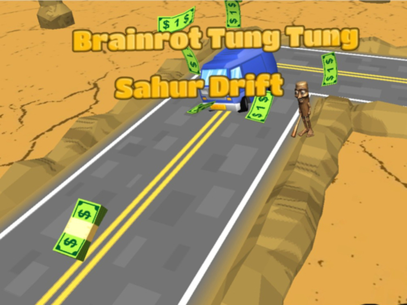 Hra BrainRrot Tung Tung Sahur Drift