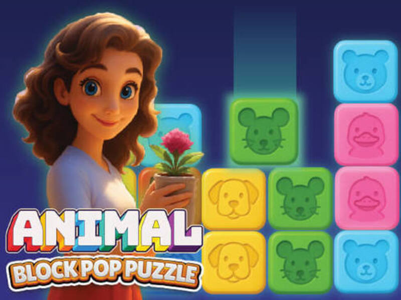 Hra Zvířata: Block Puzzle