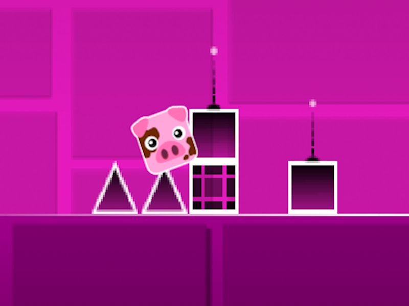 Hra Geometrie Dash Svinsky průlom