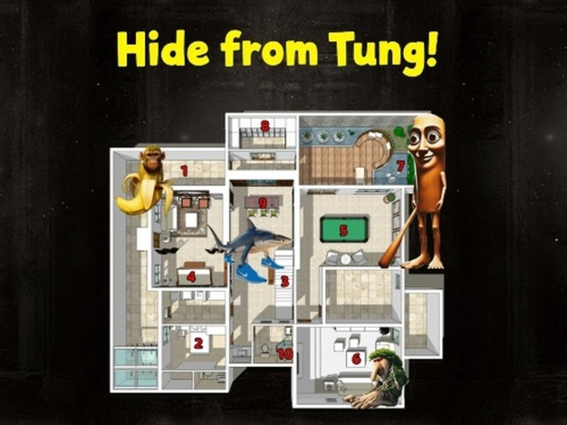 Hra Skrýt před Tung Tung Sahura