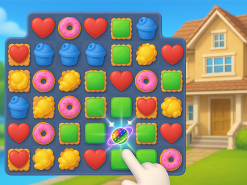 Hra Návrh domu: Match 3