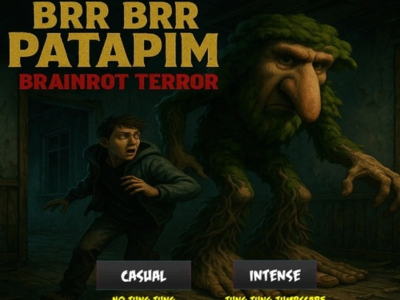 Hra BRR BRR Patapim Brainrot: Teror