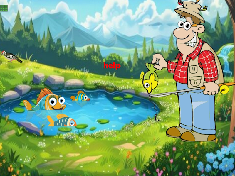 Hra Vezměte ryby od rybáře