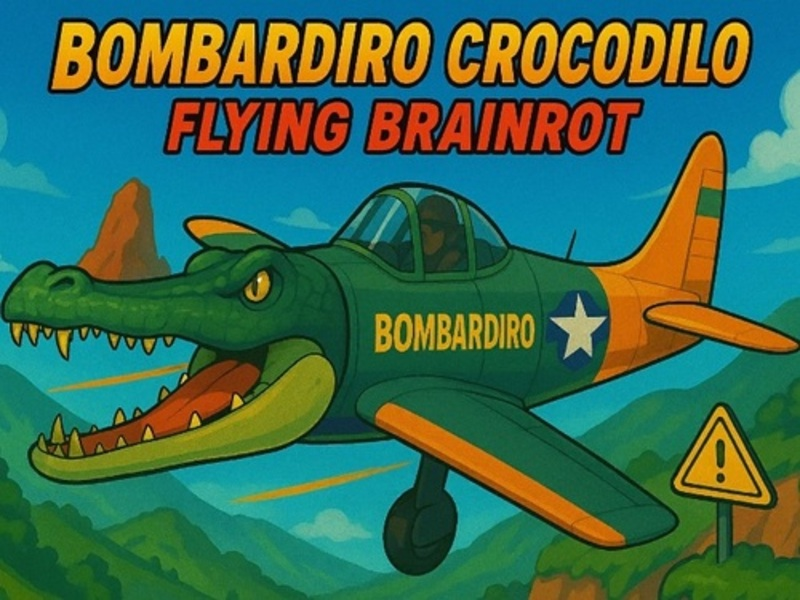 Hra Létající bombardor krokodýl