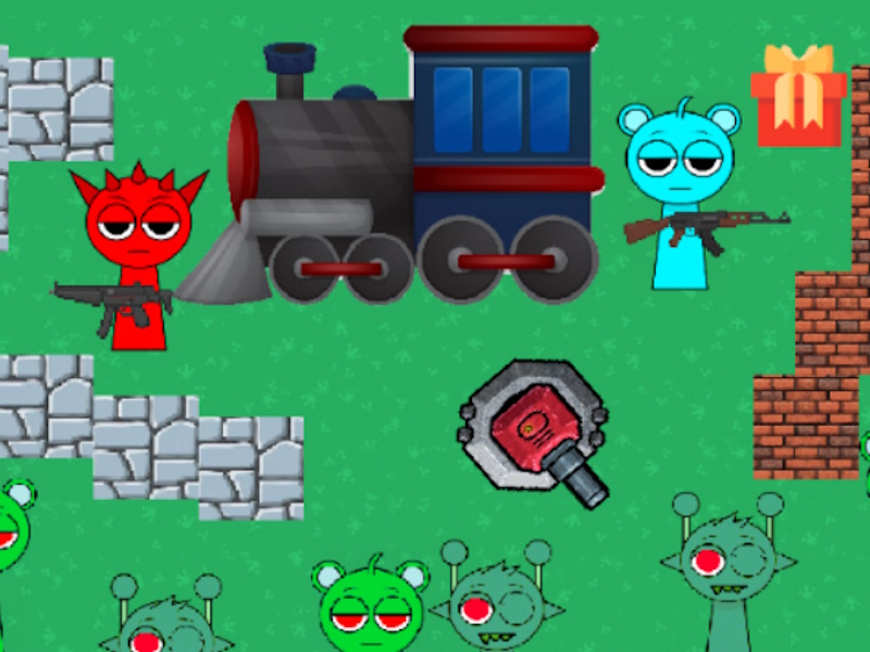 Hra Sprinks: Ochrana vlaku