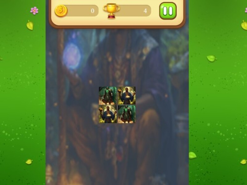 Hra Magic Druid: paměť