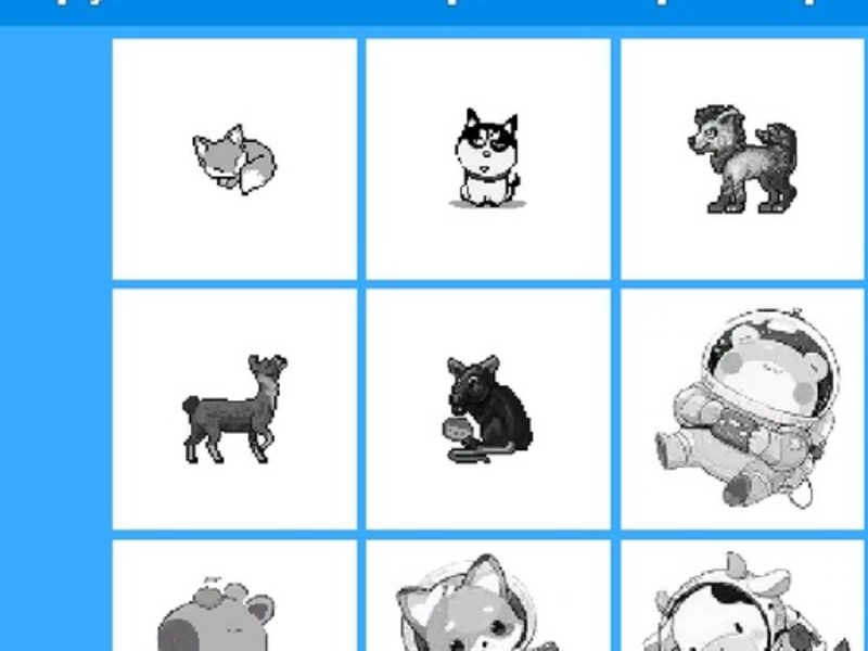 Hra Barevné pixely: zbarvení podle čísel
