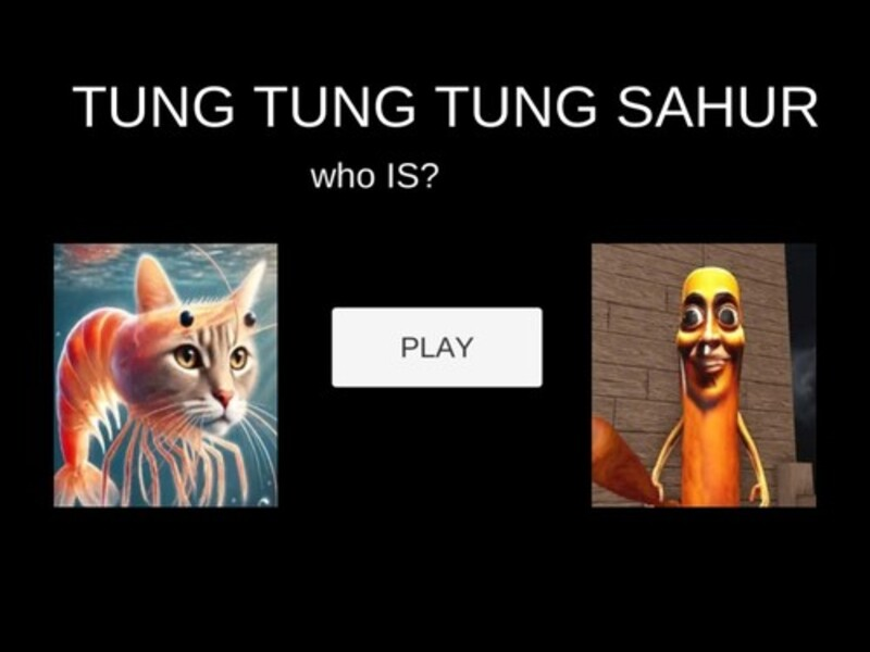 Hra Kdo je Tung Tung Tung Sahur?